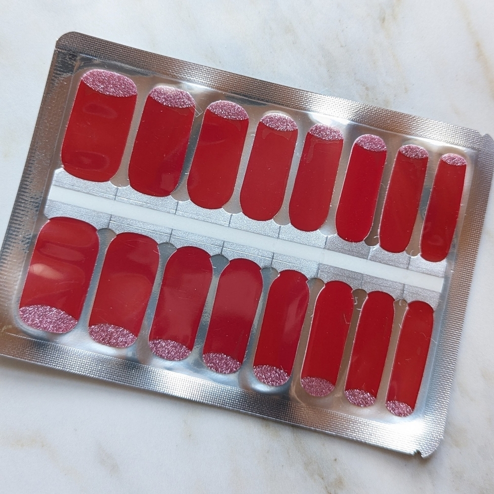 5 for $15 Nail Wraps- Lip Glass Glitter